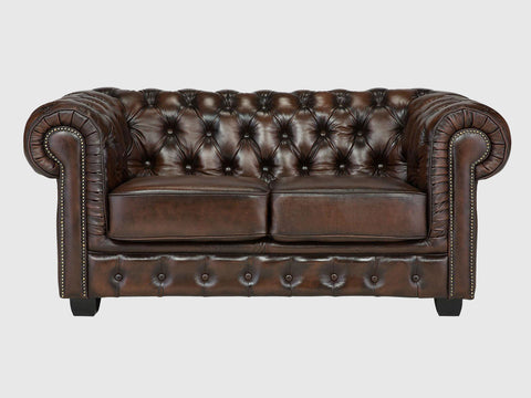 Chesterfield Traditional Set of 3 Sofas #4