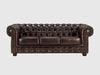 Duraster Chesterfield Traditional Set of 3 Sofas #4