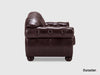 Duraster Chesterfield Two Seater Colonial Sofa#3