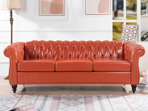 Duraster Chesterfield Traditional Three Seater Sofas #61