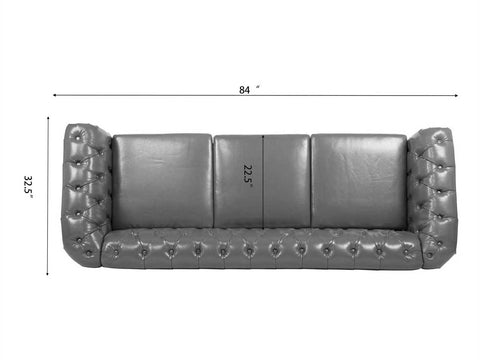 Duraster Chesterfield Traditional Three Seater Sofas #61