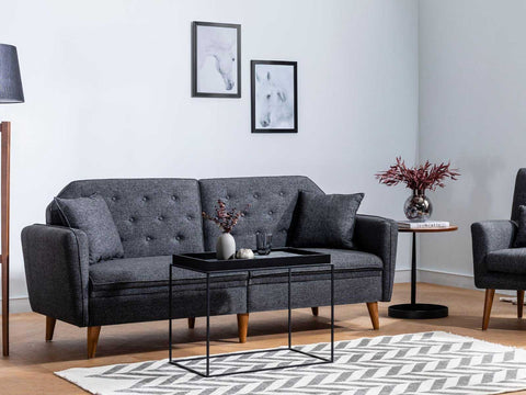 Duraster Daisy Three Seater Anthracite Grey #7