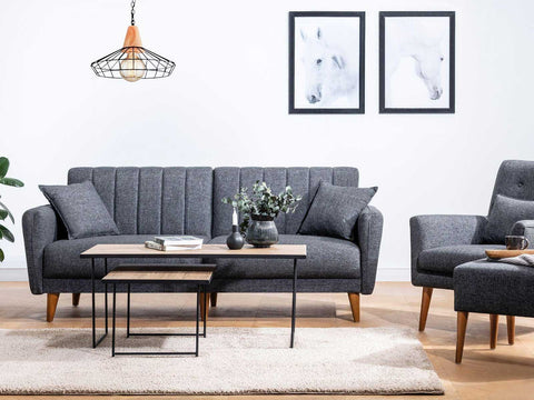 Duraster Daisy Three Seater Anthracite Grey #9
