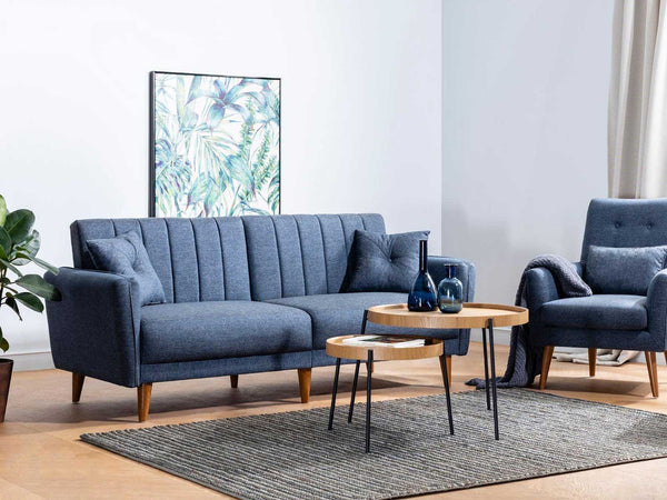 Duraster Daisy Three Seater Navy Blue #12