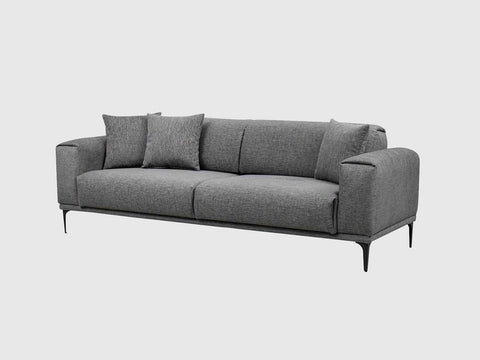 Daisy Three Seater Sofa Grey #4