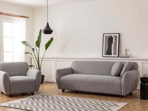3 Seater Fabric Sofa 