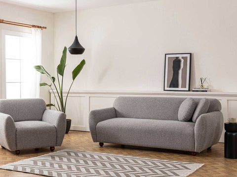 Duraster Daisy Two Seater Sofa Light Grey #1