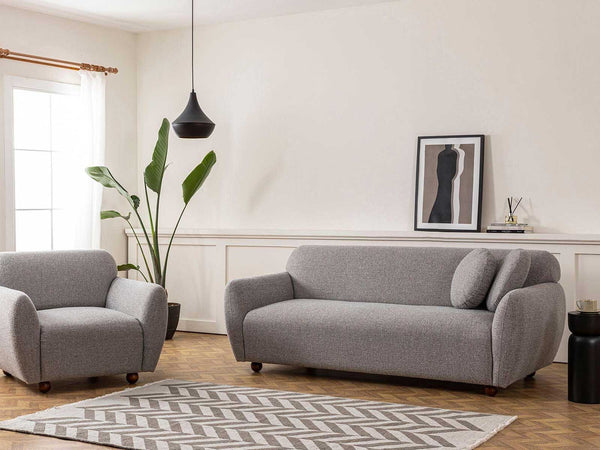 Duraster Daisy Two Seater Sofa Light Grey #1