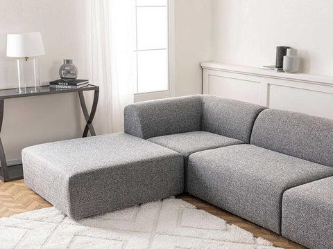 U Shaped Sectional Fabric Sofa