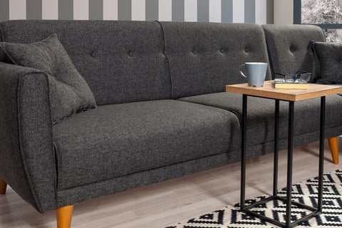Diana Corner Sofa Anthracite Grey#16 - Duraster 