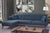Diana Corner Sofa  Navy Blue #18 - Duraster 