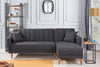 Diana Corner Sofa Anthracite Grey #1 - Duraster 