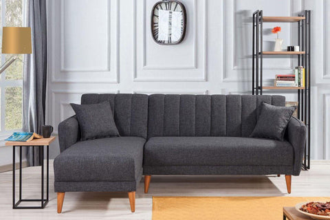 Diana Corner Sofa Anthracite Grey #1 - Duraster 