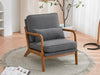Duraster Elementary Modern Solid Wood Armchair #10
