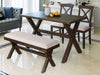 Gangaur-Dining-Table-Set-4-Seater(with Bench)
