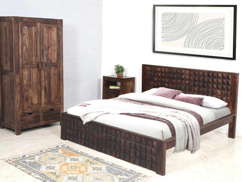 Duraster Gangaur Solid Sheesham Wood Bed #2