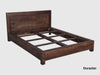 Duraster Gangaur Solid Sheesham Wood King Size Bed #1