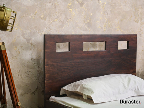Duraster Gangaur Solid Sheesham Wood Single Bed #2