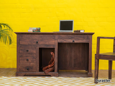 Gangaur Solid Acacia wood Study Desk #7 - Duraster 