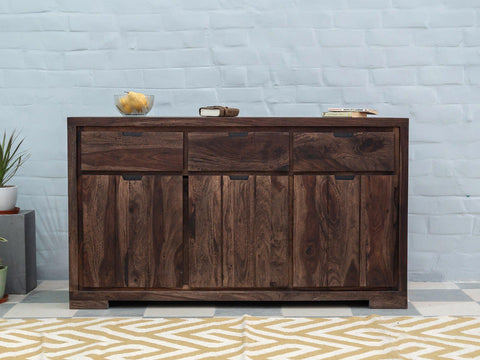 Duraster Gangaur Solid Wood Sideboard with Drawers #1