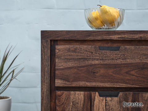 Gangaur Modern Sheesham Wooden Sideboard Cabinet #1 - Duraster 