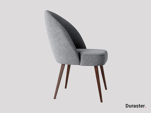 Elemantary Solid Wood Fabric Upholstered Chair #6 - Duraster 