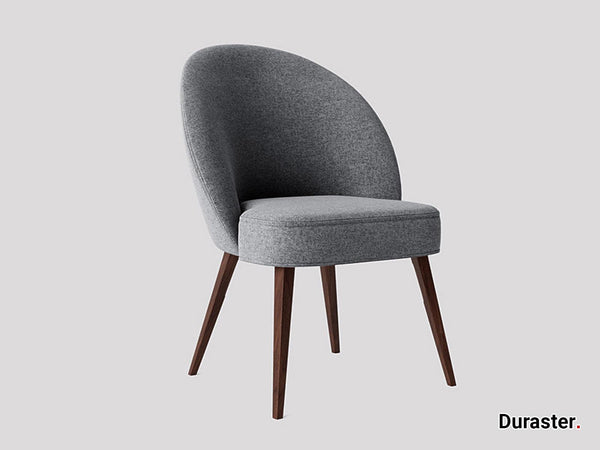 Elemantary Solid Wood Fabric Upholstered Chair #6 - Duraster 