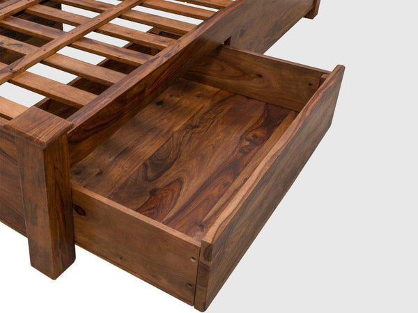 Duraster Hawkin Solid Wood Queen Size Bed with Storage #2