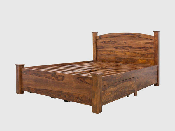 Duraster Hawkin Solid Wood Queen Size Bed with Storage #2