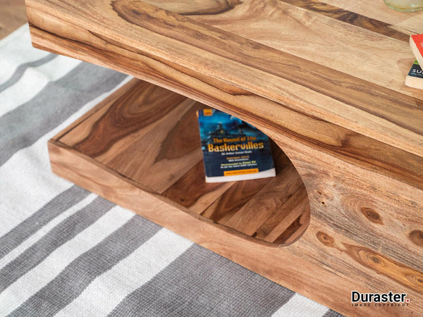 Hawkin Modern Sheesham wood Coffee Table #2 - Duraster 