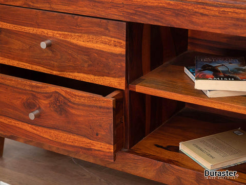 Ummed Solid Sheesham wood Compact TV Unit #1 - Duraster 