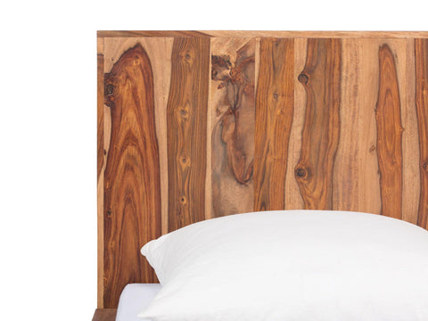 Elite Transitional Sheesham Wood Bed With Storage - Duraster 