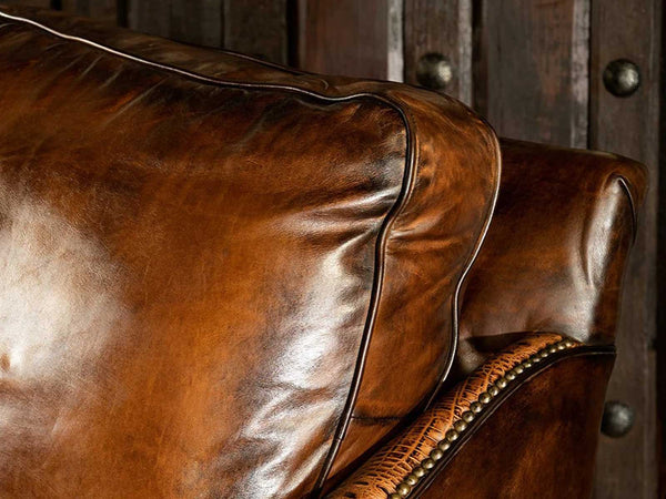 Duraster Three Seater Leather Sofa (Walnut Brown) #6