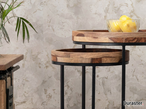 Round Nesting Side Tables