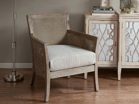 Duraster Elemantary Solid Wood Accent Chair With Cane Work #10