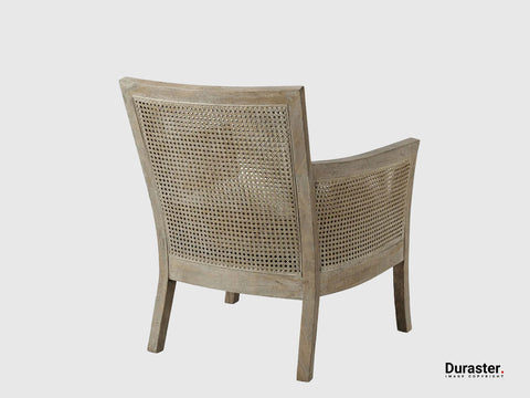 Duraster Elemantary Solid Wood Accent Chair With Cane Work #10