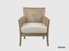Duraster Elemantary Solid Wood Accent Chair With Cane Work #10