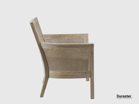 Duraster Elemantary Solid Wood Accent Chair With Cane Work #10