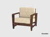 Duraster Marvel Modern Wooden Sofa Set #1