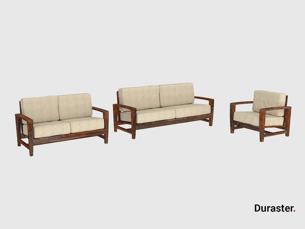 Duraster Marvel Modern Wooden Sofa Set #1