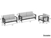 Duraster Marvel Modern Wooden Sofa Set #1