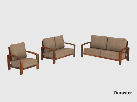 Duraster Marvel Wooden Sofa Set #4