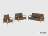 Duraster Marvel Wooden Sofa Set #4