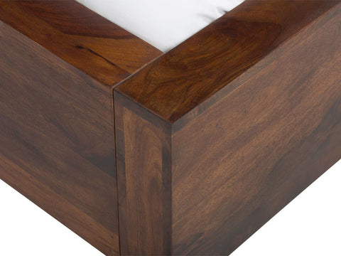 Naily Modern Sheesham wood Storage bed #1 - Duraster 