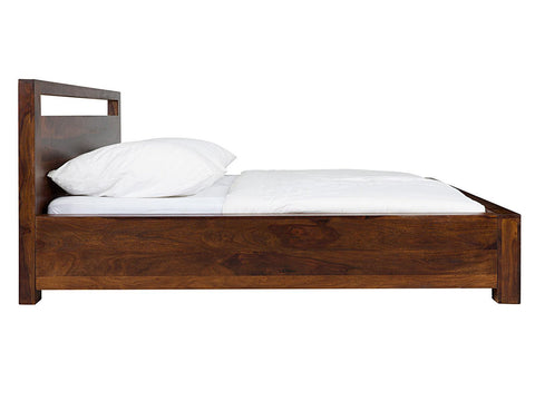 Naily Modern Sheesham wood Storage bed #1 - Duraster 