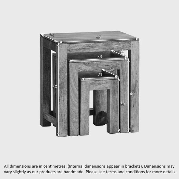 Wooden Nesting Tables