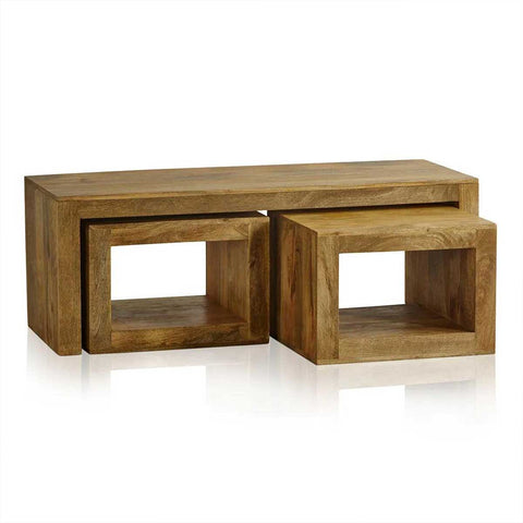 Duraster Misa Nest Of Tables Mango Wood #25