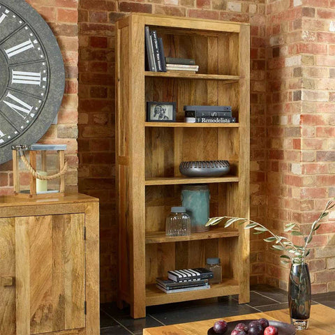 Misa Mango Wood Bookshelf