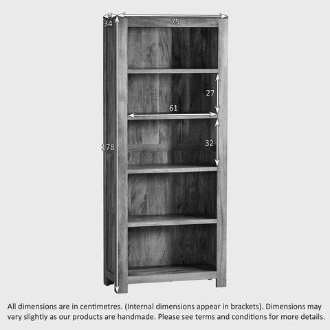 Misa Mango Wood Bookshelf