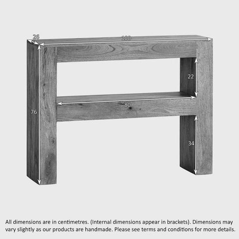 Misa Mango Wood Console Table